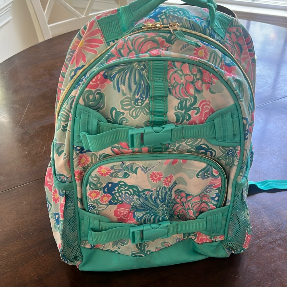 Pottery barn backpack Lilly Pulitzer size large